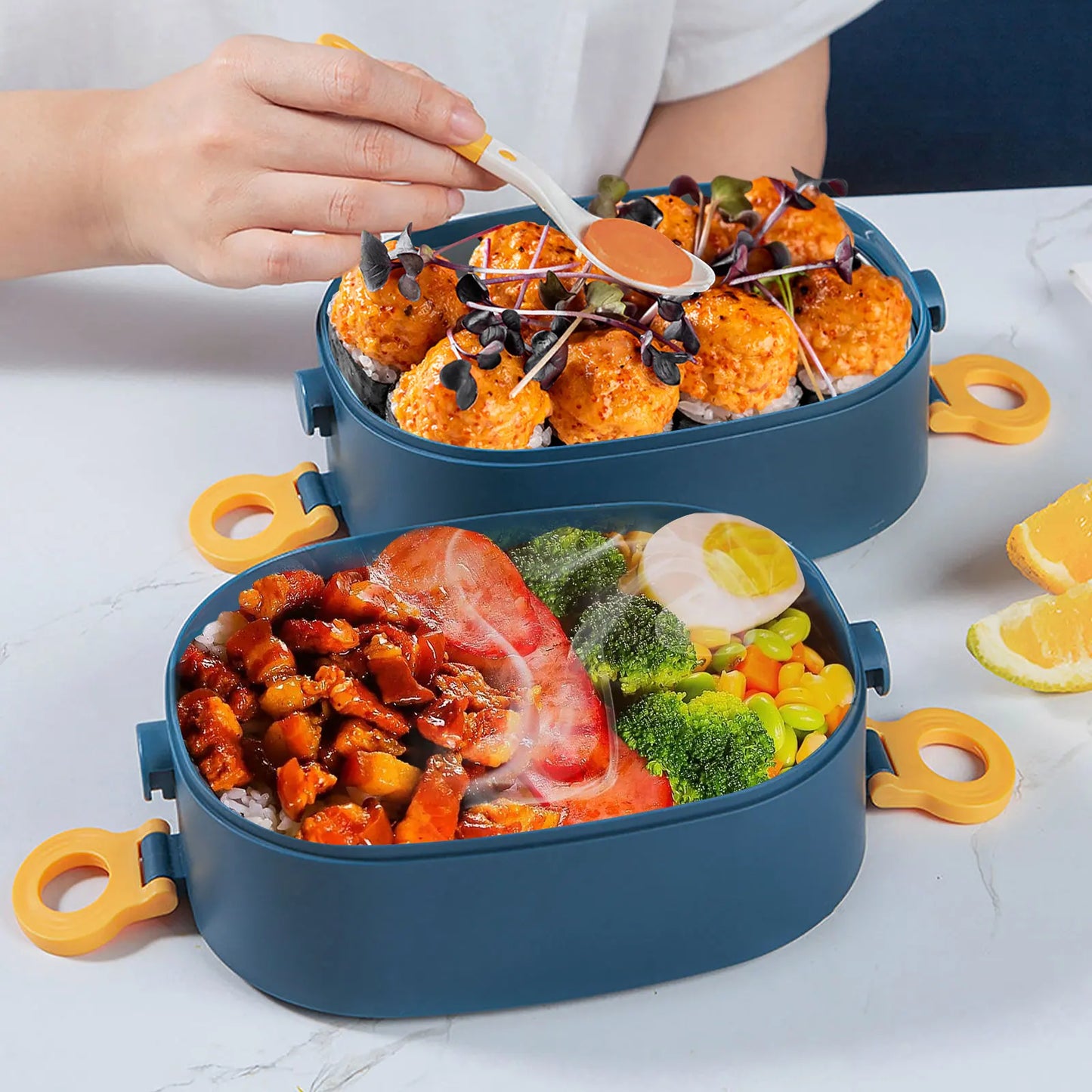 2000ML 3 Layer Portable lunch Box