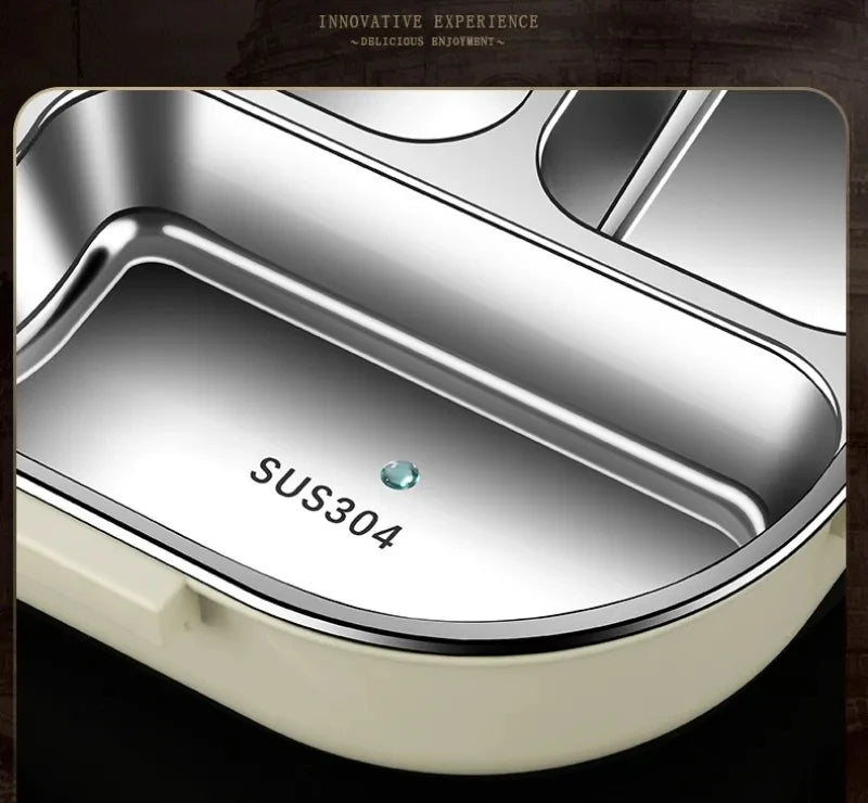 Stainless Steel Compartment Insulated Lunch Box ā Portable & Leakproof with insulated lunch bag Set