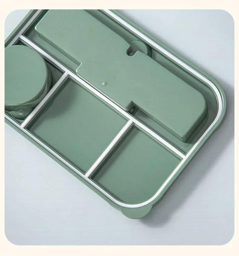 1300ML- Lunch Box with 4 Compartments β Leakproof Bento Lunchbox