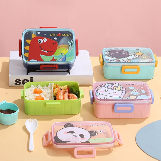 Cute Kids Lunch Box with multiple Compartments style – Leakproof Bento Lunchbox