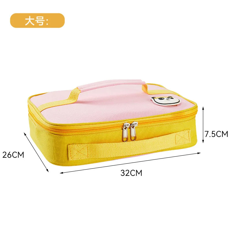 Lunch Bag Thermal insulation Large Capacity Bento Pouch