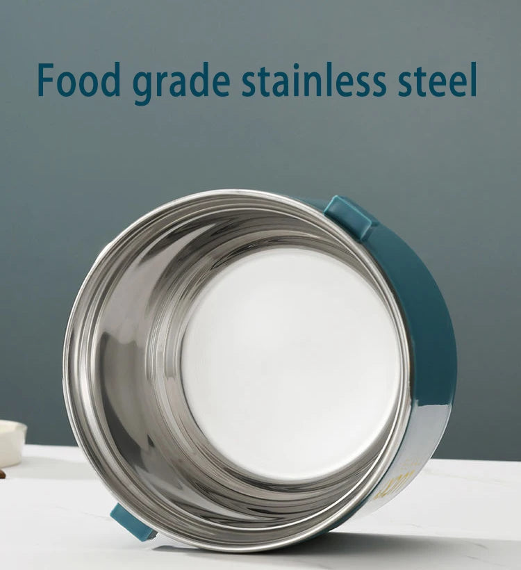 Portable Lunch Box Bento Thermos Containers with Bag