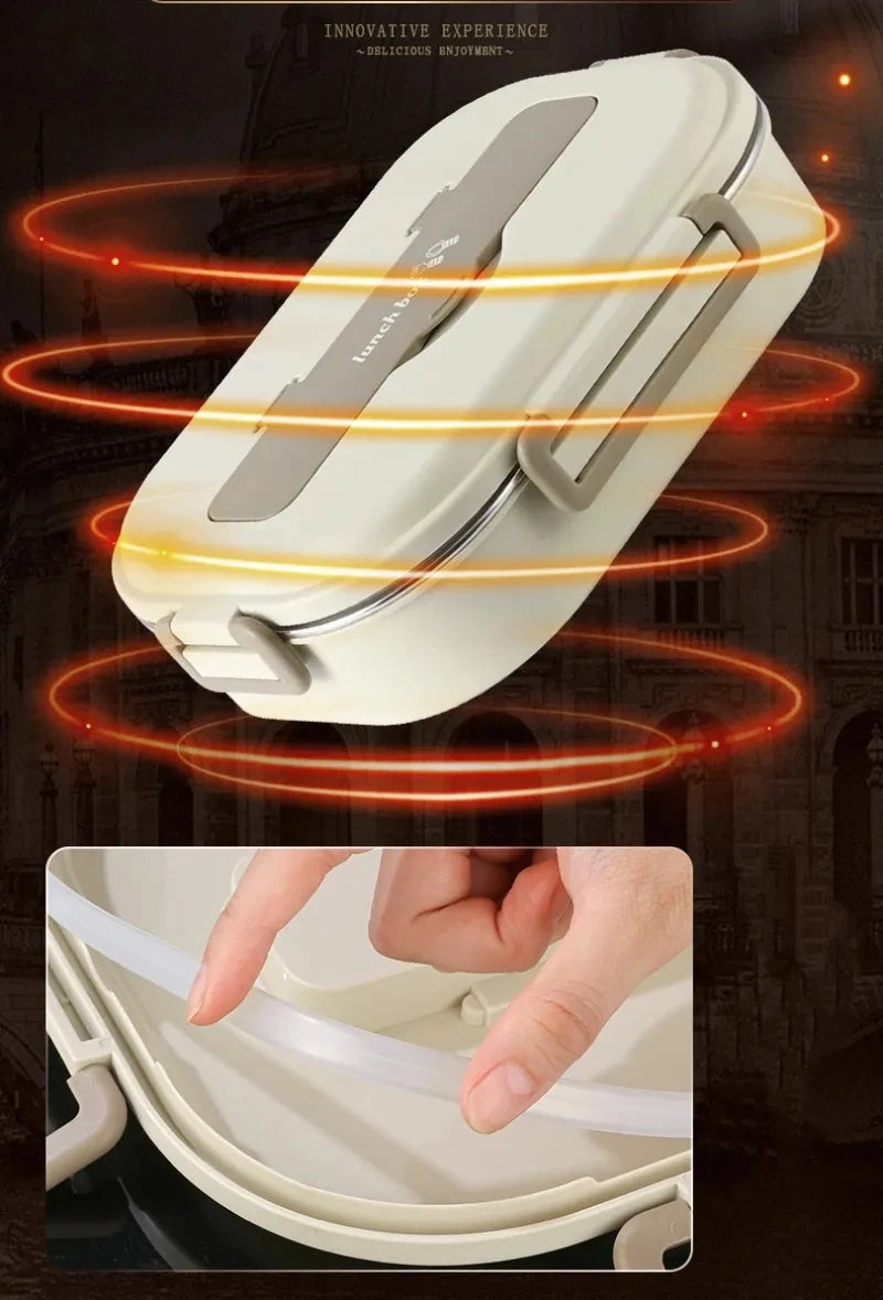 Stainless Steel Compartment Insulated Lunch Box ā Portable & Leakproof with insulated lunch bag Set