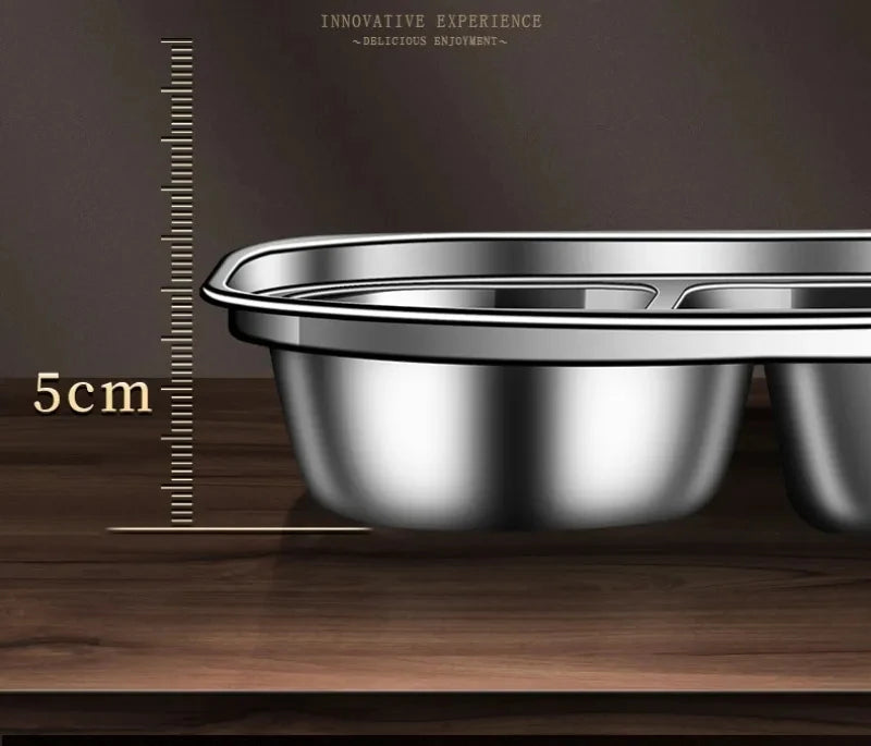 Stainless Steel Compartment Insulated Lunch Box ā Portable & Leakproof with insulated lunch bag Set