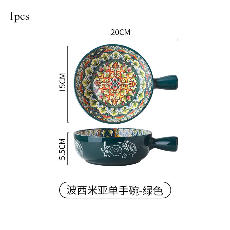 Ceramic Single Handle Bowl β Bohemian Creative Design