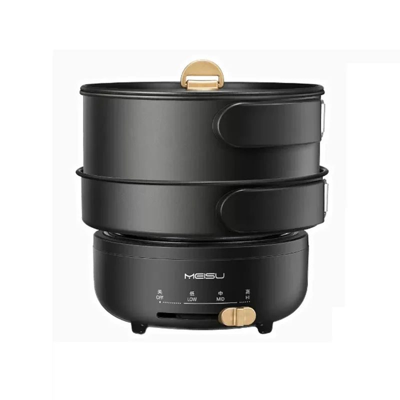 .2L Foldable Electric Cooking Pot – Portable Multifunctional Hot Pot Cooker