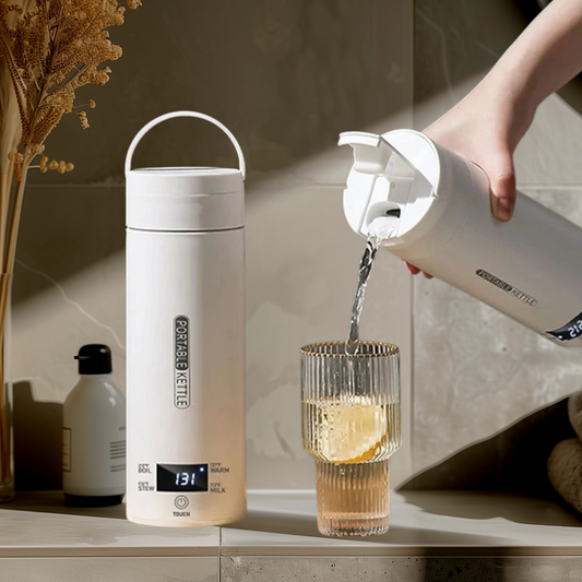 Electric portable thermos bottle style, Leakproof Portable Fast Water Boiling Thermos Bottle