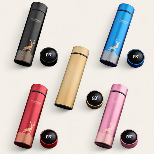 500ML Smart Thermos Water Bottle | LED Digital Temperature Display | Stainless Steel Vacuum Insulated