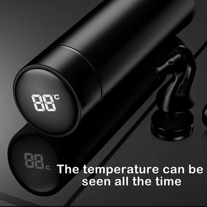 500ML Smart Thermos Water Bottle | LED Digital Temperature Display | Stainless Steel Vacuum Insulated