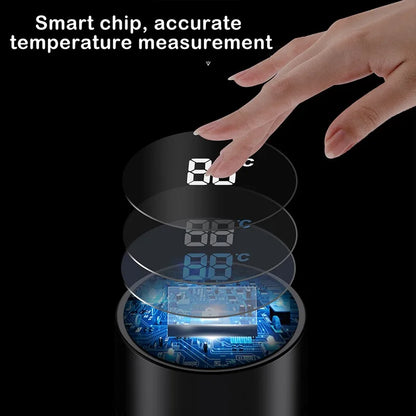 500ML Smart Thermos Water Bottle | LED Digital Temperature Display | Stainless Steel Vacuum Insulated