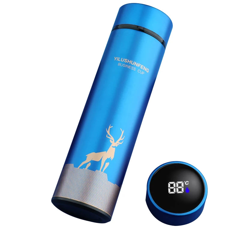 500ML Smart Thermos Water Bottle | LED Digital Temperature Display | Stainless Steel Vacuum Insulated