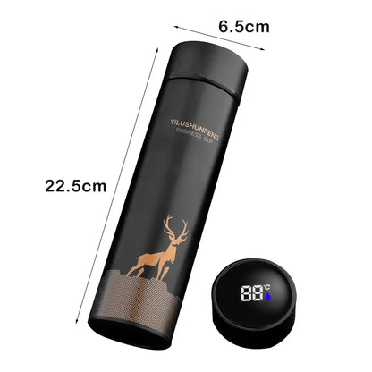 500ML Smart Thermos Water Bottle | LED Digital Temperature Display | Stainless Steel Vacuum Insulated