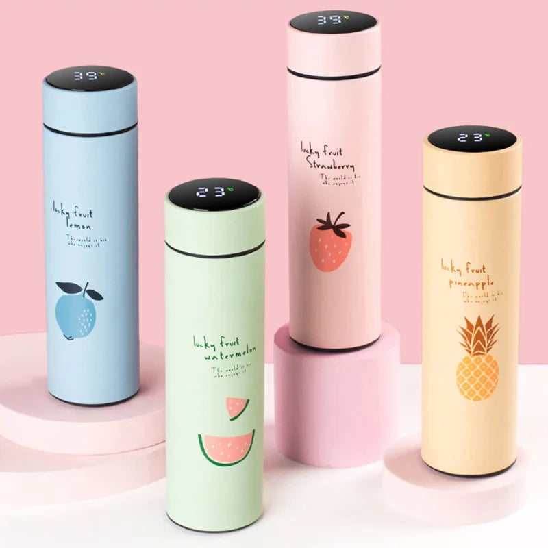 500ML Smart Insulated Water Bottle with Temperature Display