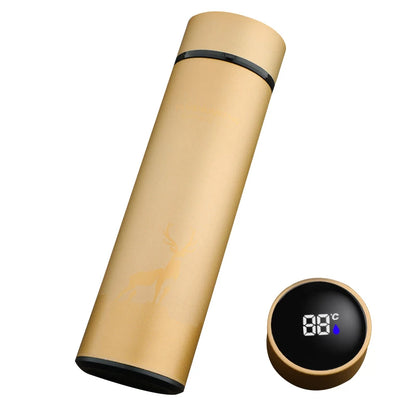 500ML Smart Thermos Water Bottle | LED Digital Temperature Display | Stainless Steel Vacuum Insulated