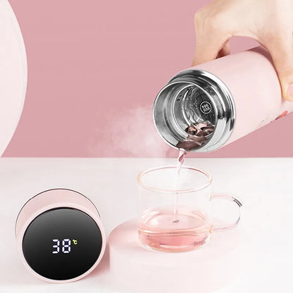 500ML Smart Insulated Water Bottle with Temperature Display