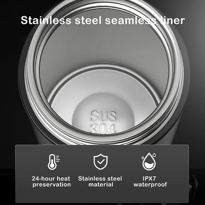 500ML Smart Thermos Water Bottle | LED Digital Temperature Display | Stainless Steel Vacuum Insulated