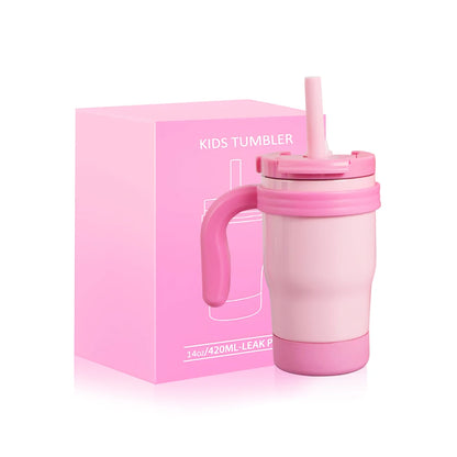 420ML Kids Insulated Tumbler with Straw