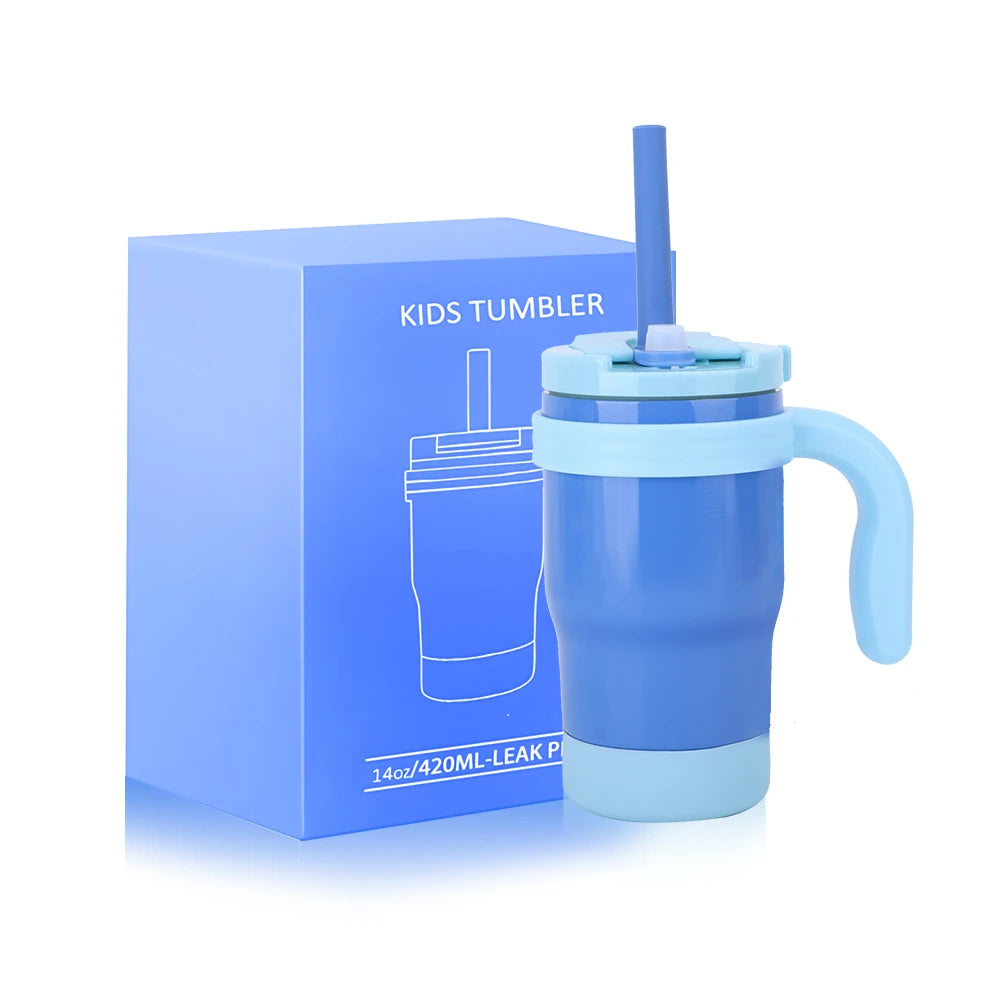 420ML Kids Insulated Tumbler with Straw