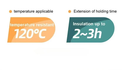 Portable Thermal Porridge Cup Insulation Lunch Box Warmer Thermos Soup Cup