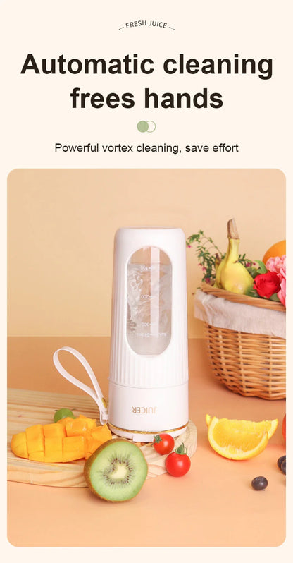 Powerful Portable Blender smoothies / Juicer travel cup Rechargeable Lcd Display