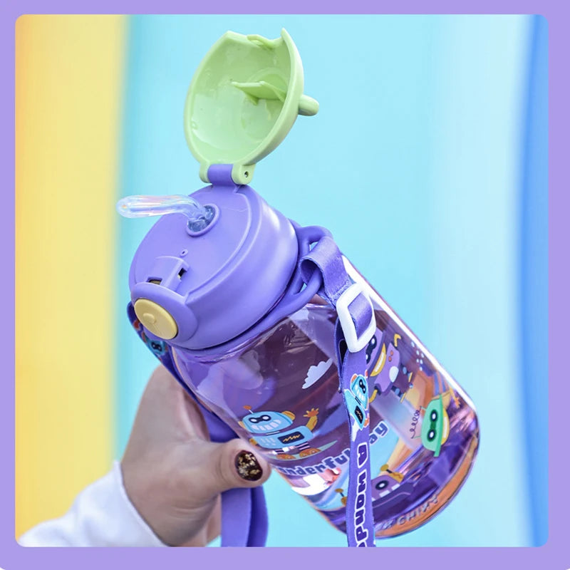 650ml. Kids Water Sippy Cup – Portable Children’s Water Bottle with Straw