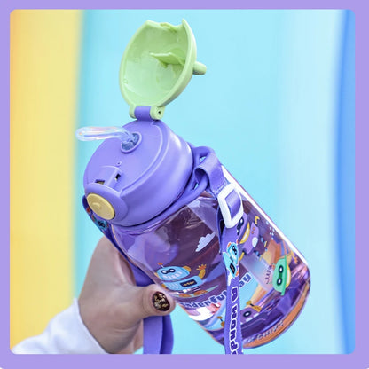 650ml. Kids Water Sippy Cup – Portable Children’s Water Bottle with Straw