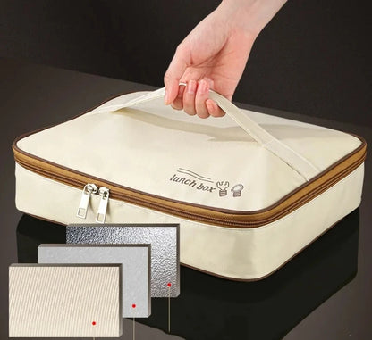 Stainless Steel Compartment Insulated Lunch Box – Portable & Leakproof with insulated lunch bag Set