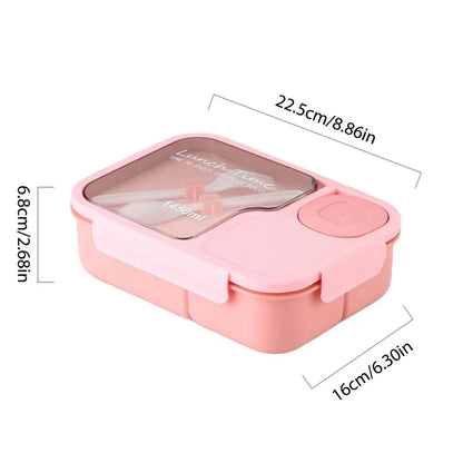 Cute Kids Lunch Box with Compartments – Leakproof Bento Lunchbox