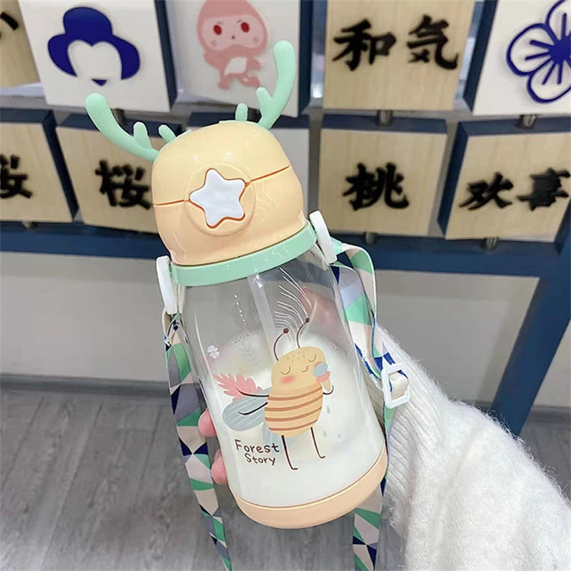 500ml Kids Water Sippy Cup – Portable Children’s Water Bottle