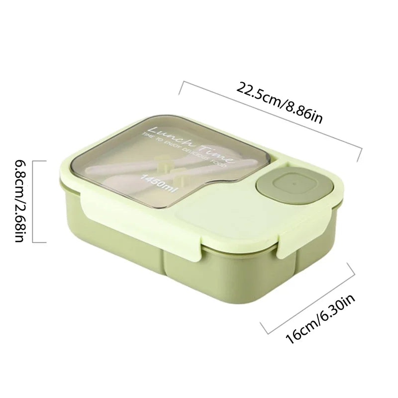 Cute Kids Lunch Box with Compartments – Leakproof Bento Lunchbox