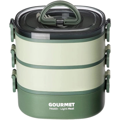 2000ML 3 Layer Portable lunch Box
