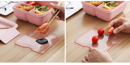 1100ML Lunch Box Bento Box With Spoon Chopsticks