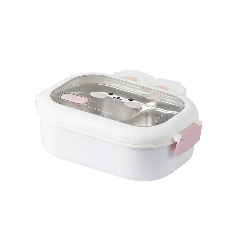 Stainless Steel Lunch Box Rabbit Design Bento Box For Kids