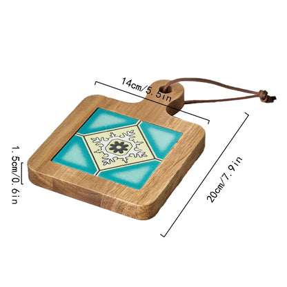 Wood Tiles Pot Mat – Anti-Scalding Plate Mat & Drink Coasters