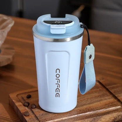 Smart Coffee Tumbler 510ml- Intelligent Temperature Display Travel Mug