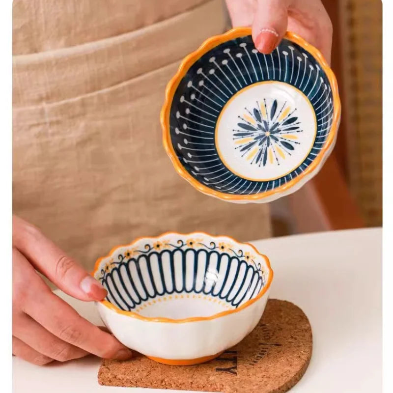 Set 4pcs/6pcs Ceramic Bowl 170ml – Rice-Soup-snack or dessert  Bowl