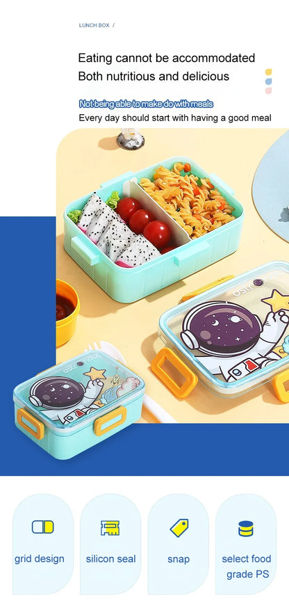Cute Kids Lunch Box with multiple Compartments style – Leakproof Bento Lunchbox