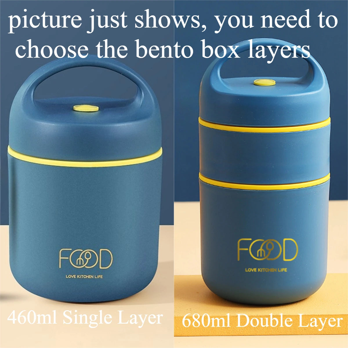 Portable Thermal Porridge Cup Insulation Lunch Box Warmer Thermos Soup Cup