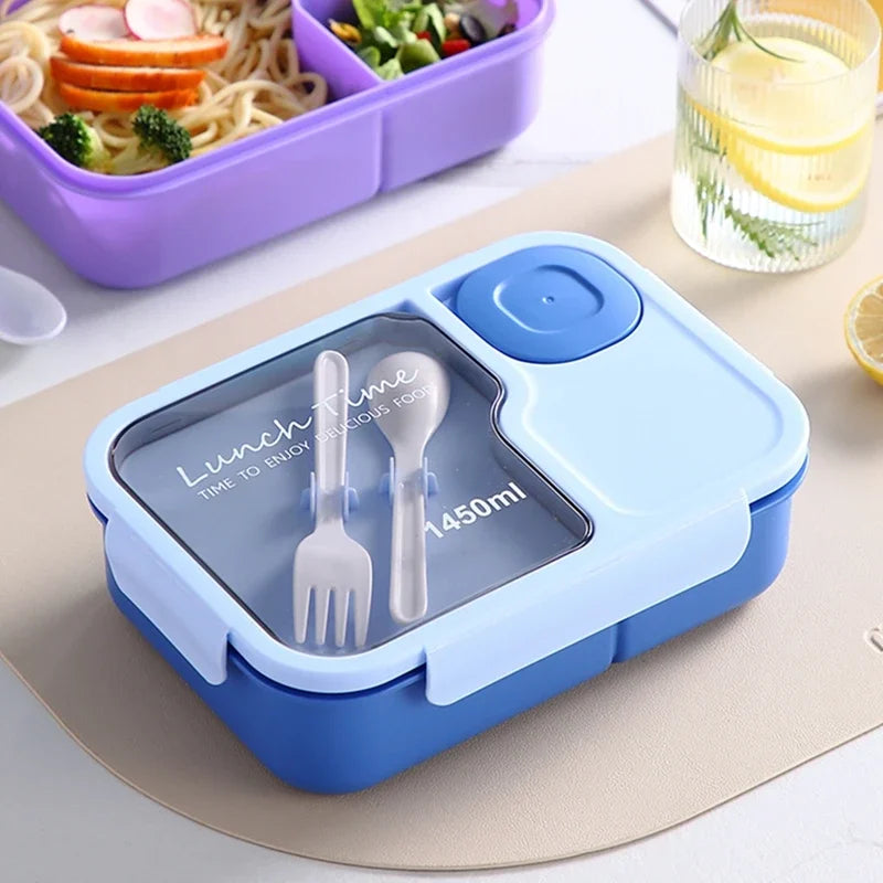 Cute Kids Lunch Box with Compartments – Leakproof Bento Lunchbox