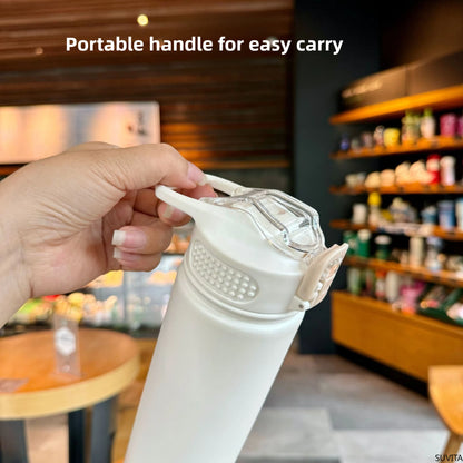 750ML Thermos Bottle With build-in Straw