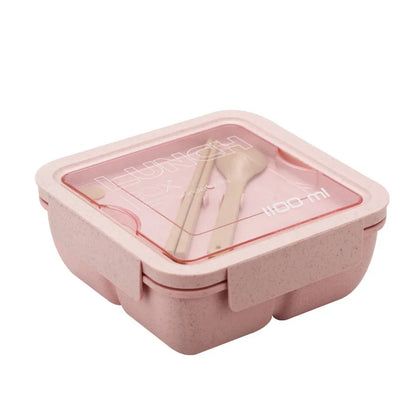 1100ML Lunch Box Bento Box With Spoon Chopsticks