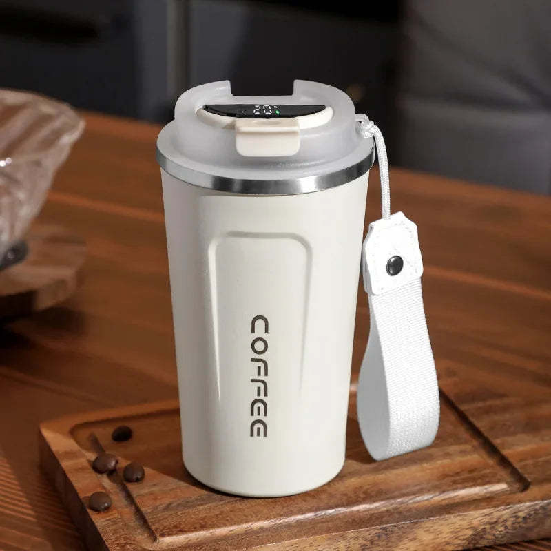 Smart Coffee Tumbler 510ml- Intelligent Temperature Display Travel Mug
