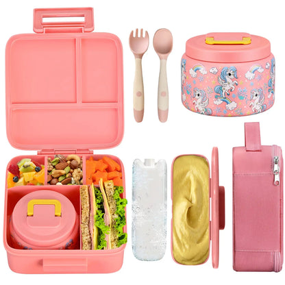 Kids Lunch Box Set with insulated bag – more choice of colour