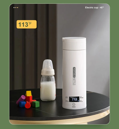 Electric portable thermos bottle style, Leakproof Portable Fast Water Boiling Thermos Bottle