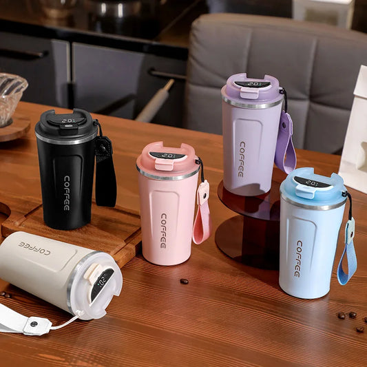 Smart Coffee Tumbler 510ml- Intelligent Temperature Display Travel Mug