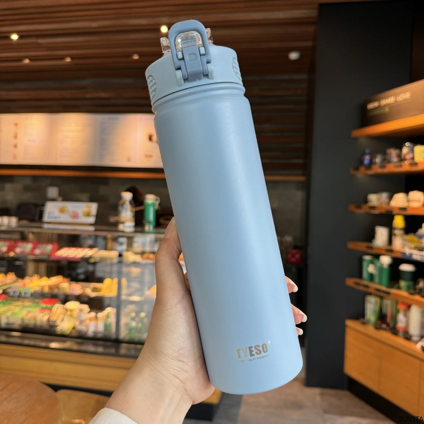 750ML Thermos Bottle With build-in Straw