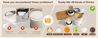 Rechargeable Electric Stirring Mugs Magnetic Mixer Coffee Mug