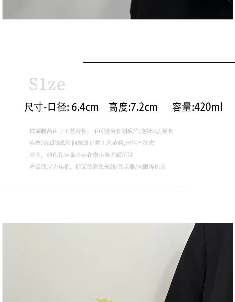 Cute & Creative Macaron Colored Glass – High-Footed Aesthetic cocktails glass  🌸✨