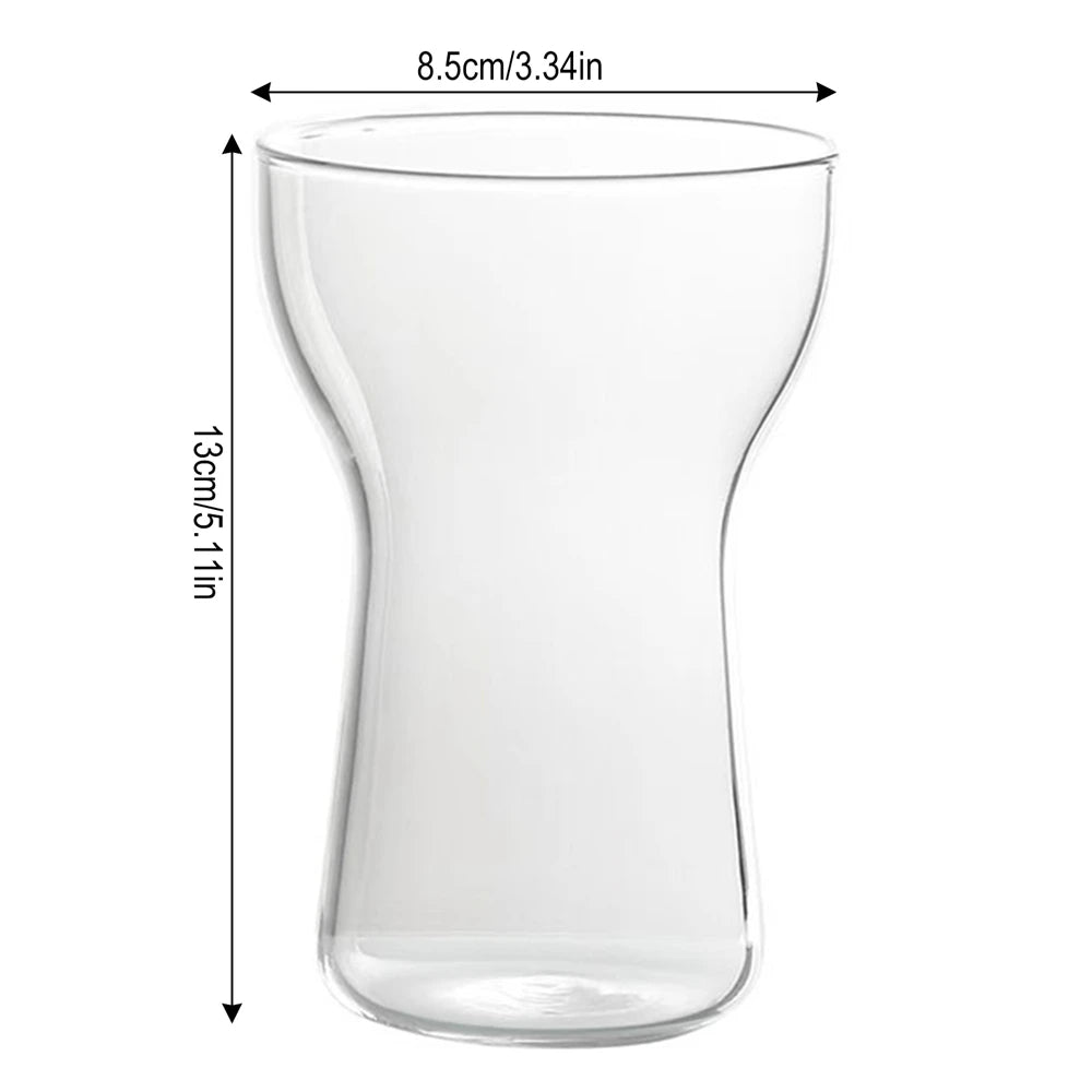 350/500/550/750ML Can-Shaped Glass Cups with Bamboo Lids & Glass Straws