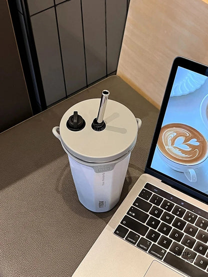 600ML Thermos Stainless Steel Vacuum Insulated Travel Mug | Gradient Color Thermal Cup